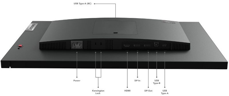 Monitor Lenovo ThinkVision P24q-30 čierny Monitor Lenovo ThinkVision P24q-30 čierny
