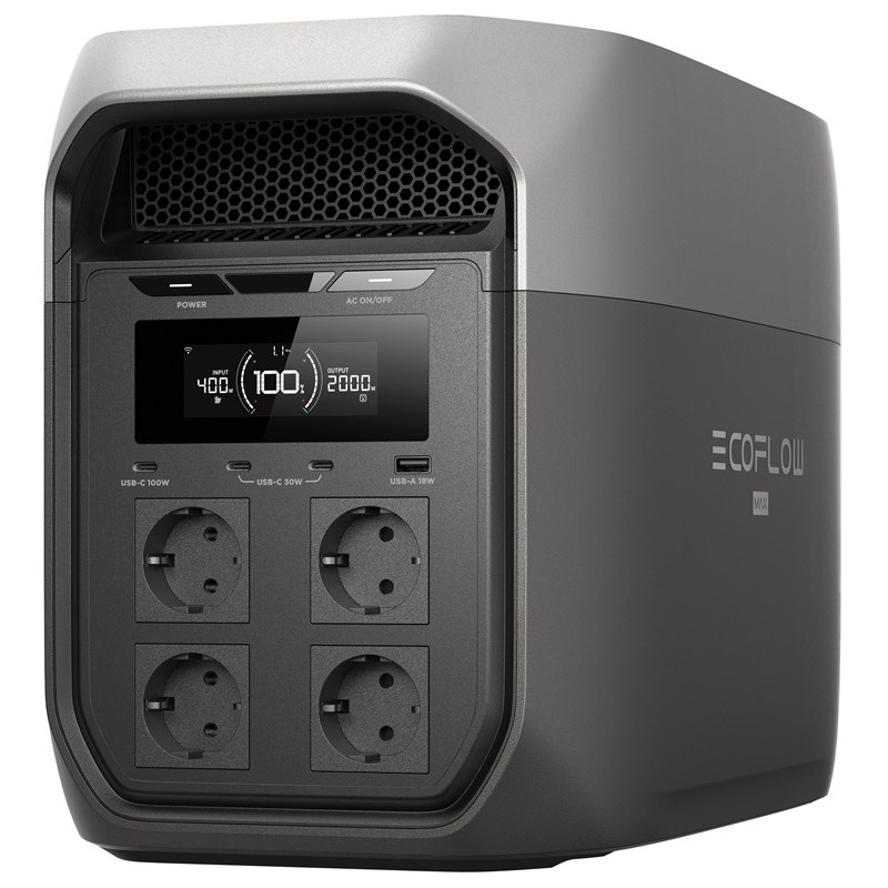 Nabíjacia stanica EcoFlow DELTA 3 Max (2048 Wh) - šedá farba