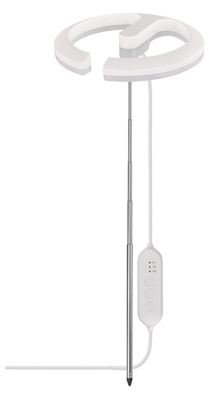 Lampa EMOS s výkonom 8 W na pestovanie kvetín, biela farba