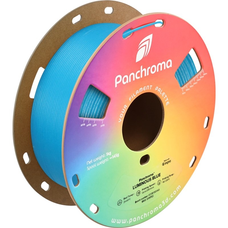 Filament Polymaker Panchroma PLA Luminous - modrý