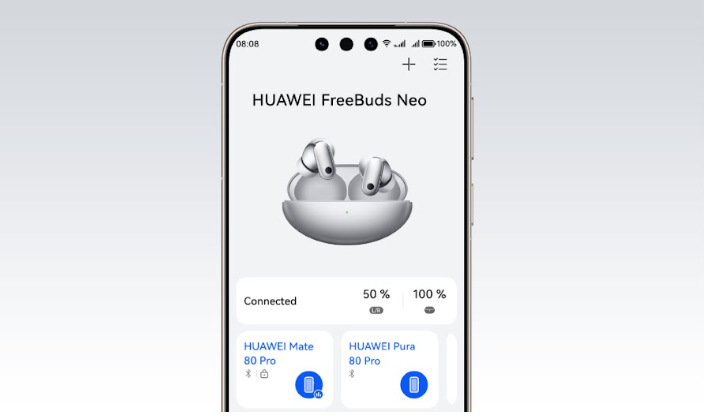 Slúchadlá Huawei FreeBuds NEO čierna Huawei FreeBuds NEO sú kompatibilné s Androidom aj iOS