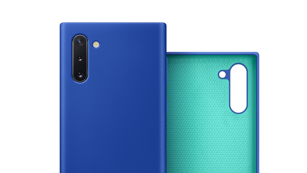 Kryt na mobil Samsung Silicon Cover na Galaxy Note10 čierny Kryt na mobil Samsung Silicon Cover na Galaxy Note10 čierny