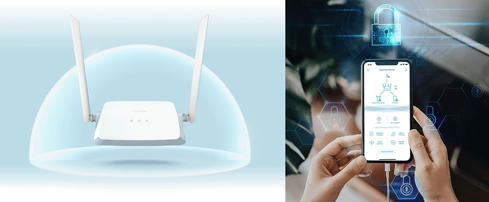Router D-Link R03 EAGLE PRO AI N300 (R03/E) biely/modrý Router D-Link R03 EAGLE PRO AI N300 (R03/E) biely/modrý