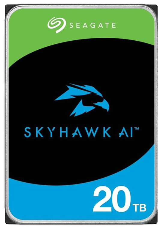 Interný pevný disk SkyHawk AI s podporou umelej inteligencie, čierna farba