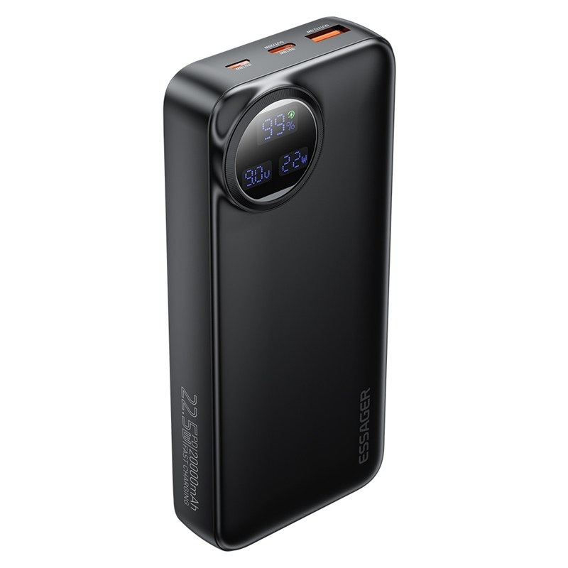 Essager s digitálnym displejom a integrovaným káblom 20000mAh 22,5W
