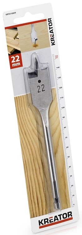 Vrták Kreator KRT010809, do dreva 22×152 mm