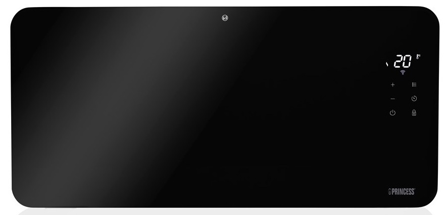 Vykurovací panel Princess 348420 čierny Vykurovací panel Princess 348420 z prednej strany