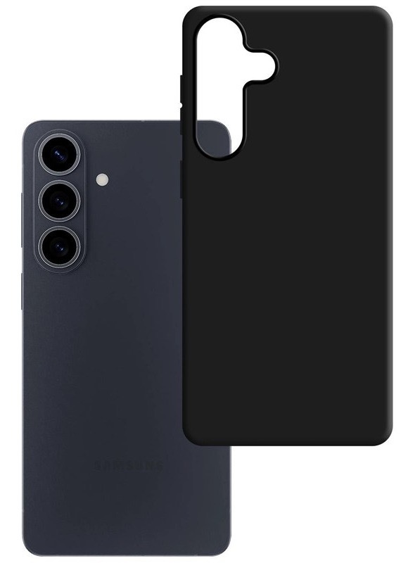 Kryt na mobil 3mk na Samsung Galaxy S26, čierna farba