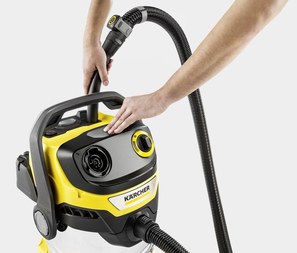 Viacúčelový vysávač Kärcher WD 5 Control S 25/5/22 žltý Vysávač Kärcher ponúka funkciu Power Control