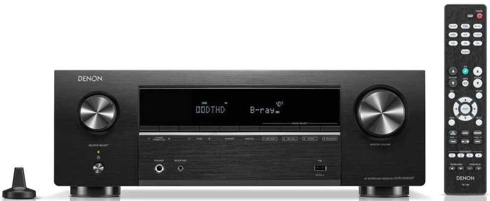 AV Receiver Denon AVR-X580BT čierny | NAY