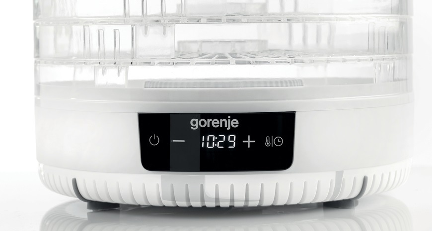Sušička ovocia Gorenje FDK500GCW biela Sušička ovocia Gorenje FDK500GCW, displej