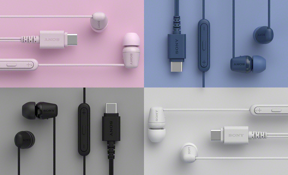 Sony IER-EX15C, USB-C, čierna