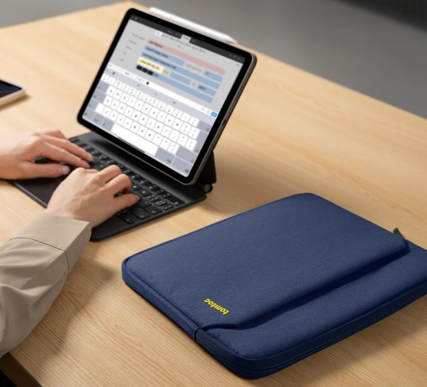 Puzdro na tablet tomtoc Sleeve na Apple iPad Pro 12.9/13" modré Puzdro tomtoc Sleeve na uloženie tabletu Apple iPad Pro 12.9/13"