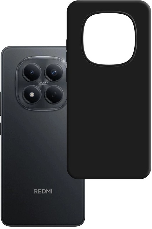 Kryt na mobil 3mk Matt Case Pro na Xiaomi Redmi Note 15 Pro 4G v čiernom dizajne