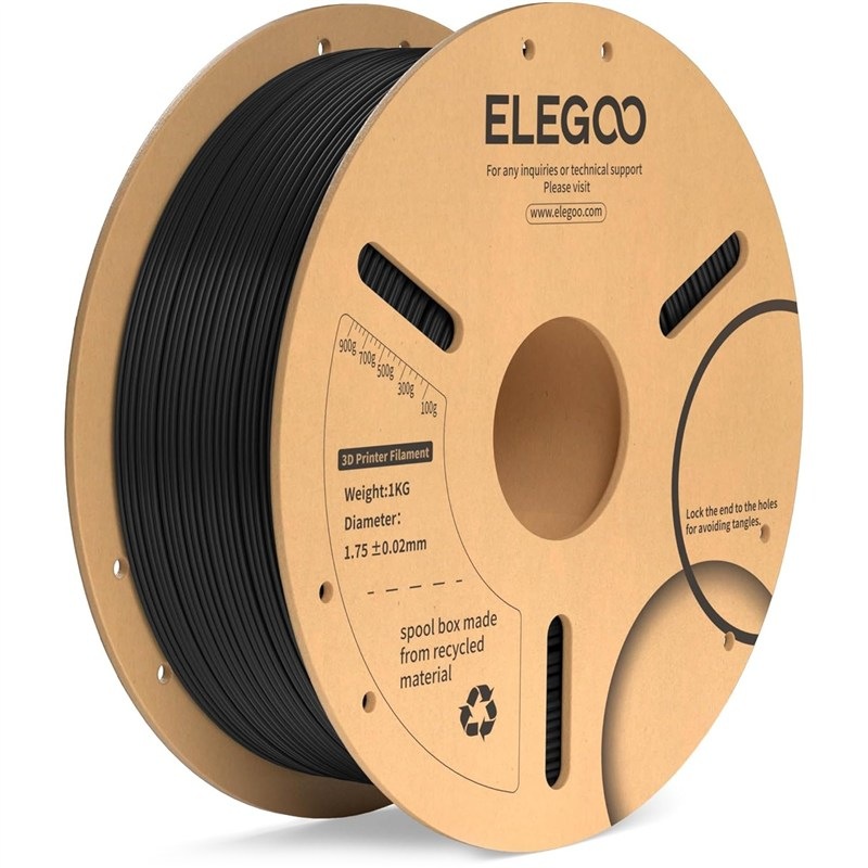Filament Elegoo PLA+ 1,75mm - čierny