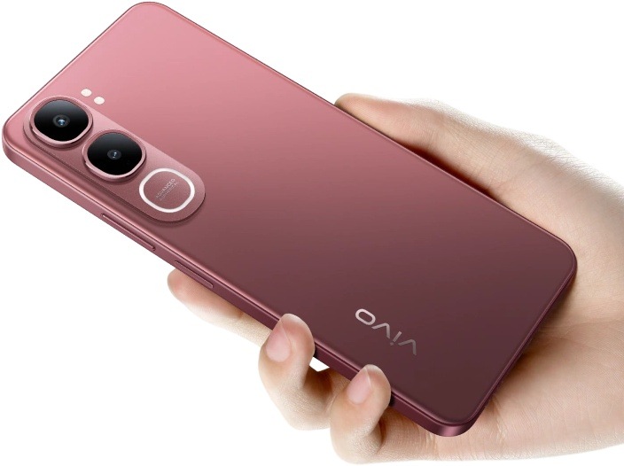 Mobilný telefón vivo Y21d 4 GB / 128 GB zelený Ruka zvierajúca smartphone Y21d