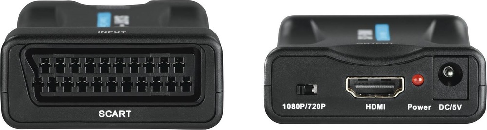 Redukcia Hama AV prevodník SCART na HDMI čierna Redukce Hama AV převodník SCART na HDMI (121775) černá