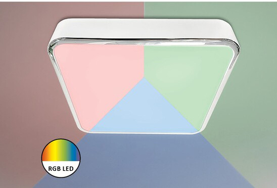 LED stropné svietidlo Rabalux Wolimir 2982 chróm