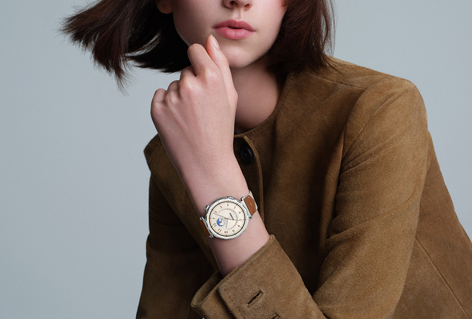 Inteligentné hodinky Huawei Watch GT 5 46 mm Active NFC - Black + Black Fluoroelastomer Strap