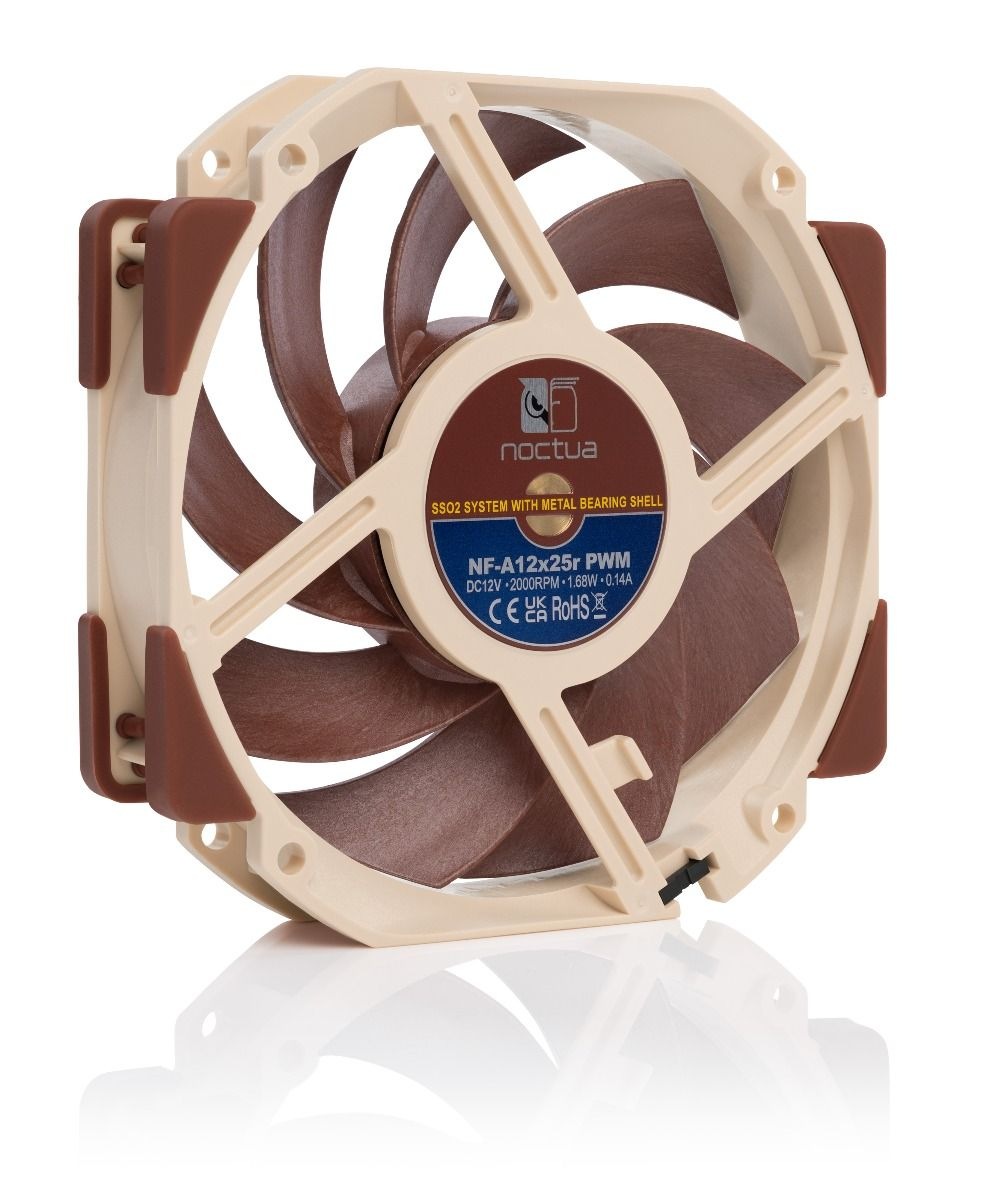 Ventilátor Noctua NF-A12x25r PWM hnedý Ventilátor Noctua NF-A12x25r PWM hnedý