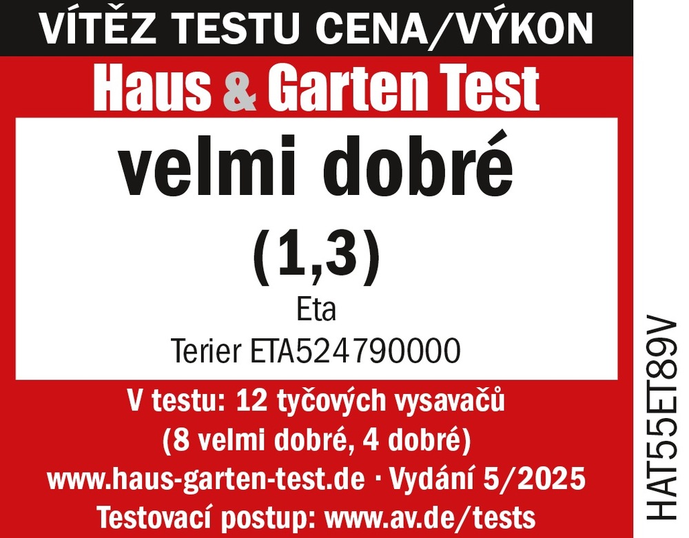 Tyčový vysávač ETA Terier 5247 90000 hnedý