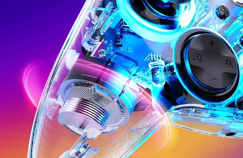 Gamepad Turtle Beach Afterglow Wired RGB, XBOX X/S, XBOX One, PC priehľadný V rukoväti gamepadu Turtle Beach Afterglow Wired RGB sa nachádza vibračný motorček, ktorý počas hry prispieva k realistickým herným zážitkom.