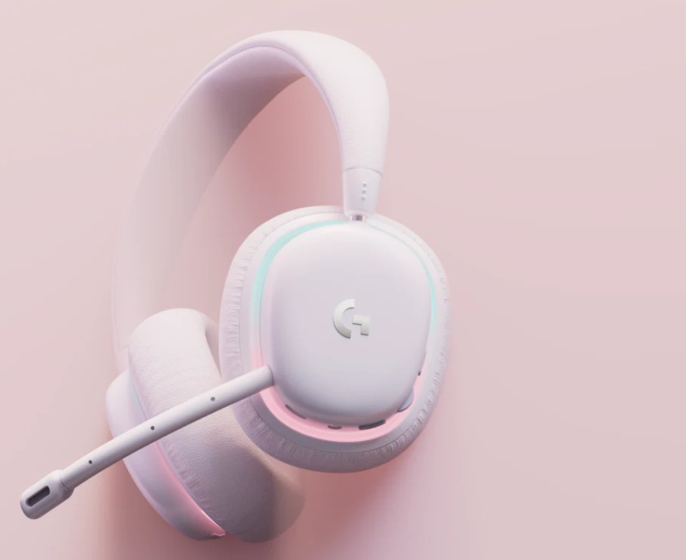 Headset Logitech Gaming G735 Wireless Aurora Collection biely