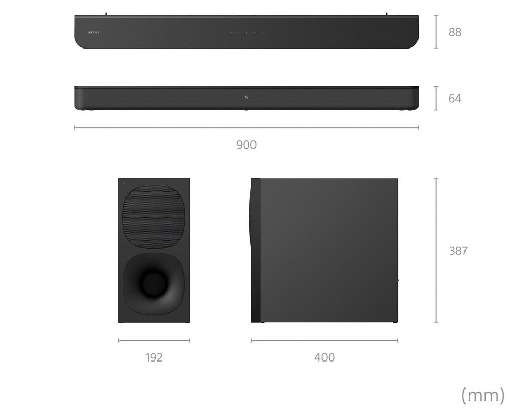 Soundbar Sony HT-S400 čierny Soundbar Sony HT-S400 čierny