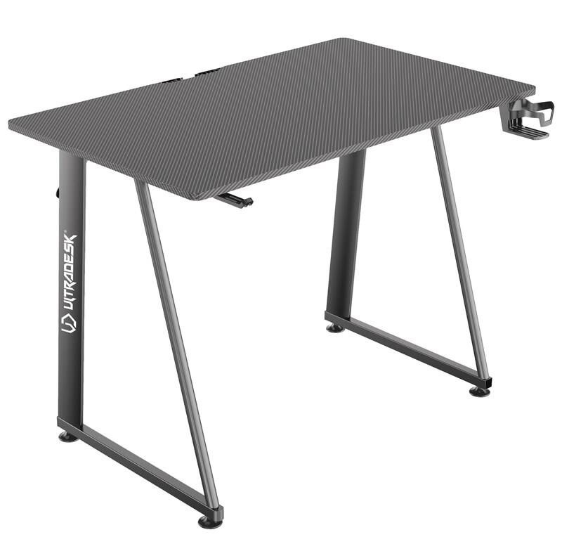 Herný stôl ULTRADESK ENTER V2 100 x 60 cm čierny