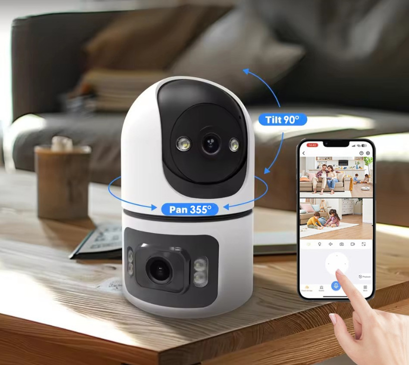 Prehľad miestnosti s kamerou Immax neo lite smart