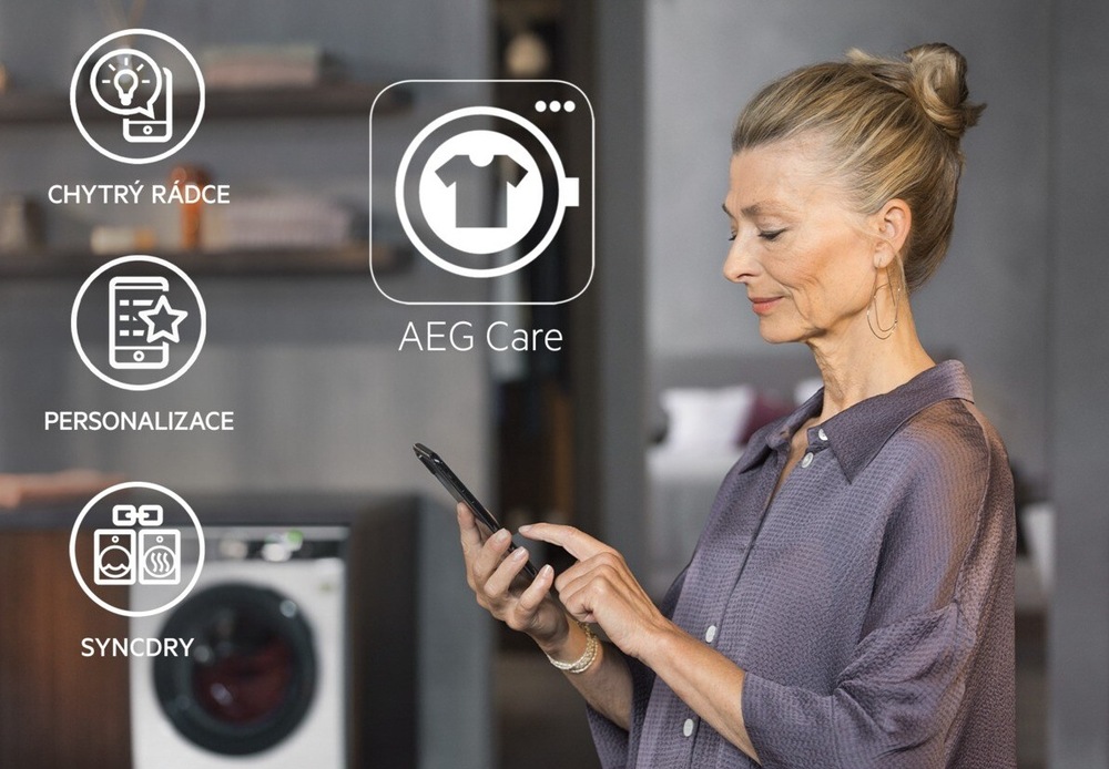 Práčka so sušičkou AEG AbsoluteCare® Pro 9000X LWR98165BXC biela