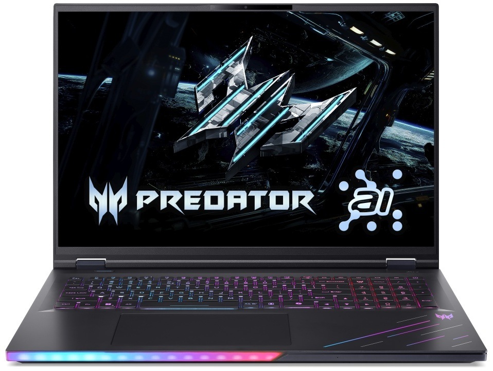 Ntb Acer Predator Helios 18 AI (PH18-I71-93U6) INTEL Core U9--18", RAM 96GB, 2048, NVIDIA® GeForce RTX™ 5080- 16GB