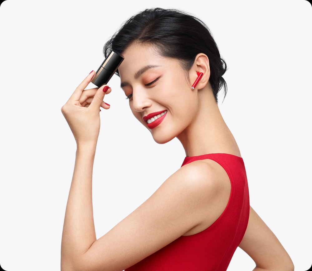 Slúchadlá Huawei FreeBuds Lipstick červená Huawei FreeBuds Lipstick