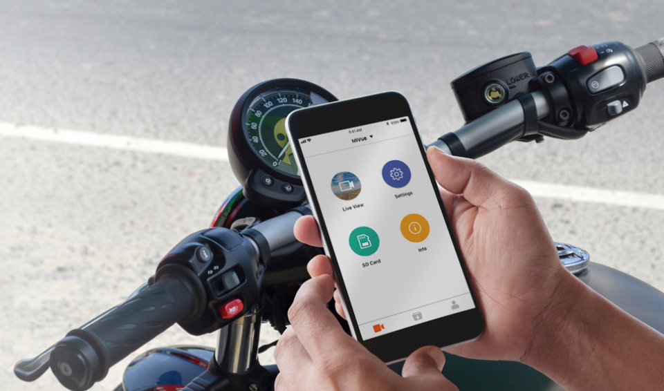 Motokamera Mio M820WD čierna Motokamera Mio M820WD čierna