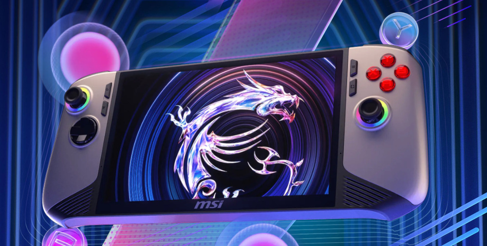 Herná konzola MSI Claw 8 AI+ A2VM Polar Tempest Edition biely