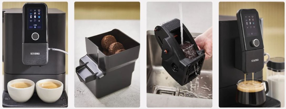 Automatický kávovar Nivona NIVO 8141 Hot-Cold Coffee Pro čierny Objemná nádržka pri kávovare Nivona