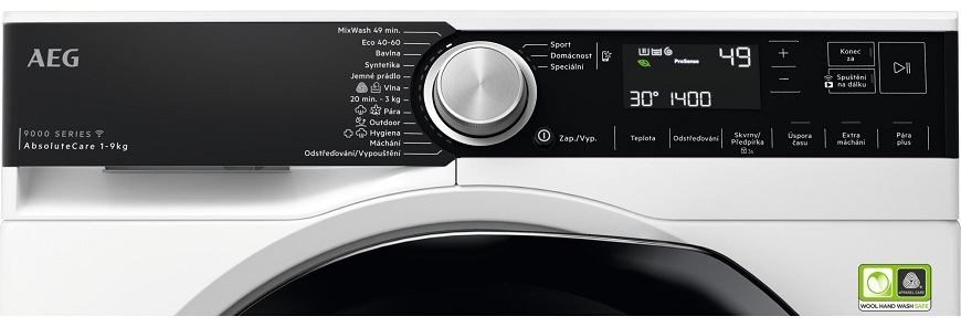 Práčka AEG AbsoluteCare® Pro 9000X LFR95967UC biela Práčka AEG AbsoluteCare® Pro 9000X LFR95967UC biela