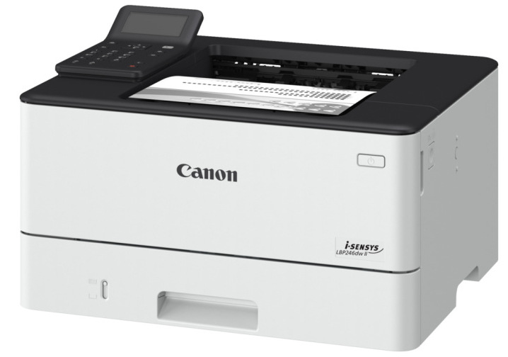 Tlačiareň laserová Canon i-SENSYS LBP246dw II biela Tlačiareň laserová Canon i-SENSYS LBP246dw II z prednej strany