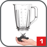 Stolný mixér Tefal Blendforce 2 BL438831 čierny