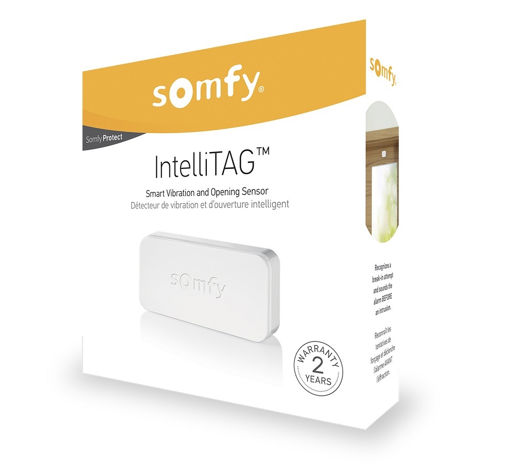 Senzor Somfy dveří a oken IntelliTAG™ pro Protect biely Senzor Somfy dveří a oken IntelliTAG™ pro Protect biely