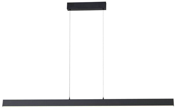 Závesné svietidlo IMMAX NEO LITE TRIANGOLO SMART 125cm 28W s BEACON, Wi-Fi, TUYA - čierne