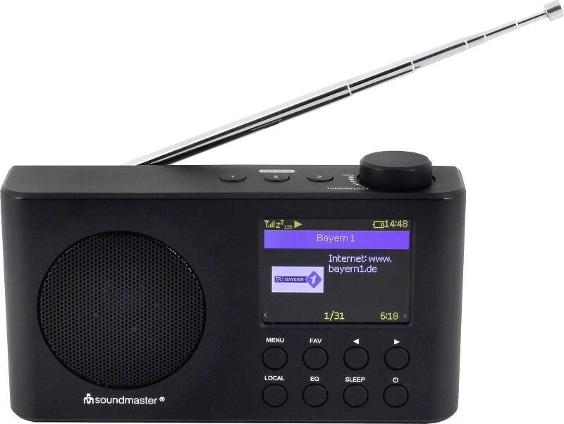 Internetový rádioprijímač s DAB+ Soundmaster IR6500SW čierny
