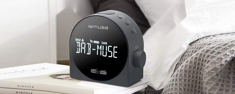 Rádiobudík MUSE M-185 CDB, DAB+ čierny