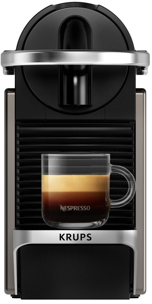 Kapsulový kávovar Krups Nespresso Pixie XN306T10 Titanium