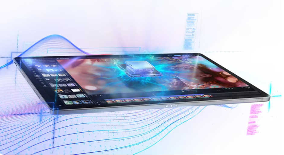 Tablet Lenovo Idea Tab Plus 8 GB / 256 GB + dotykové pero svetlo šedá Procesor tabletu Lenovo vystupuje z obrazovky