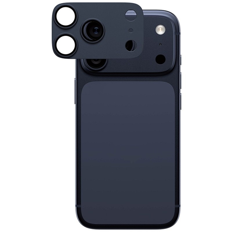Hliníková ochrana fotoaparátu PanzerGlass FENDER na Apple iPhone 17 Pro - modré