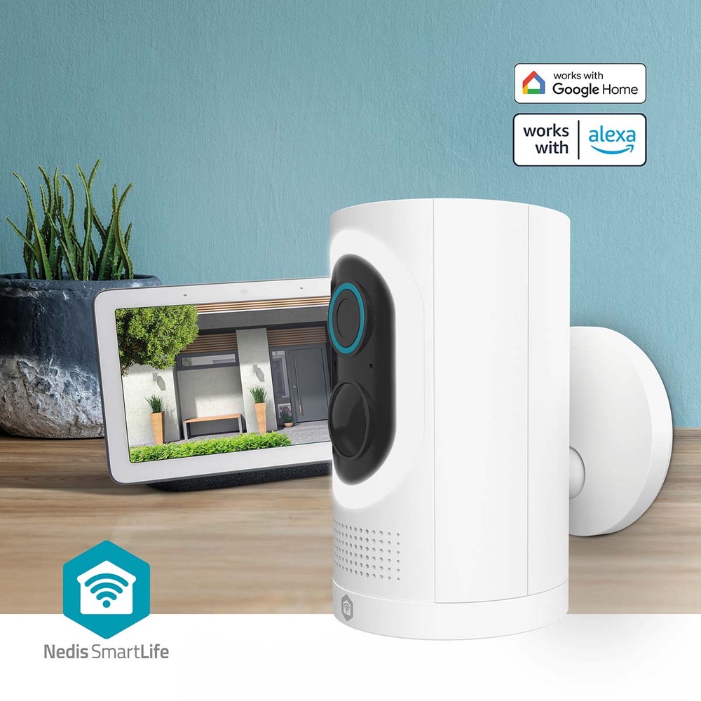 IP kamera Nedis SmartLife WIFICBO33WT disponuje širokým zorným uhlom