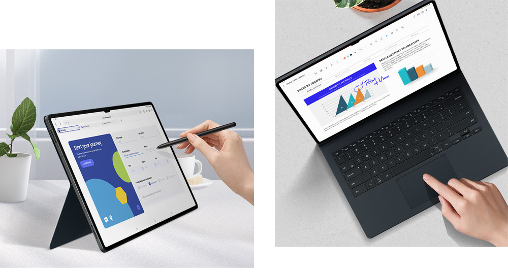 Puzdro s klávesnicou na tablet Samsung Galaxy Tab S9 Ultra Book Cover Keyboard čierne Samsung Galaxy Tab S9 Ultra Book Cover Keyboard