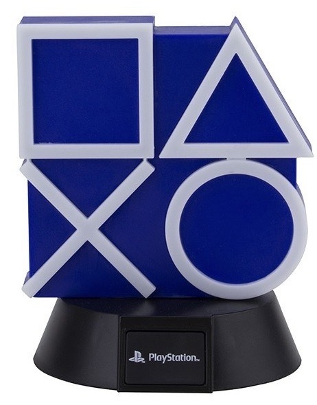 Dekoratívne LED Paladone Icon Light Playstation modré