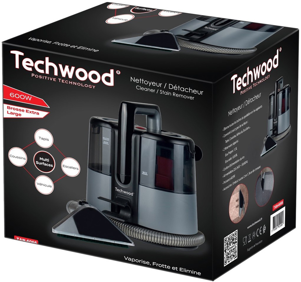 Tepovač kobercov Techwood TAN6060 - balenie
